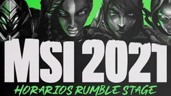 Resultados de la Fase Rumble del MSI 2021 de League of Legends