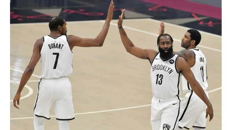Kevin Durant, James Harden y Kyrie Irving