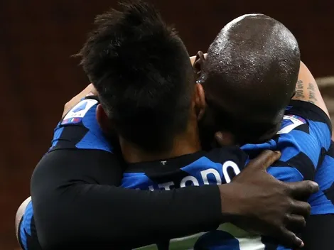 Lautaro Martínez y Romelu Lukaku participaron en un 56% de los goles de Inter