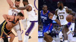 Golden State Warrior,s Los Angeles Lakers y Los Angeles Clippers