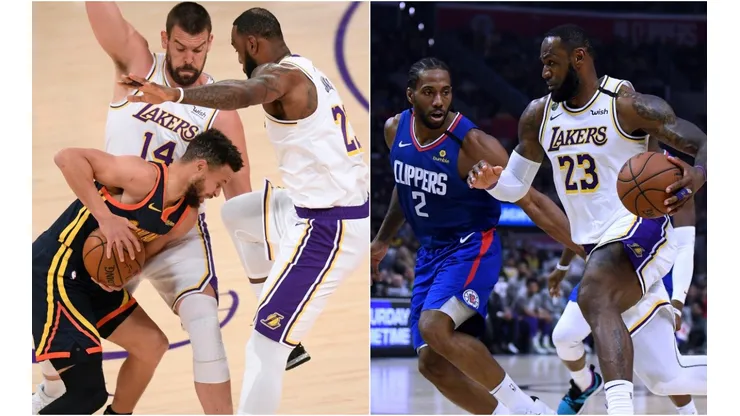 Golden State Warrior,s Los Angeles Lakers y Los Angeles Clippers