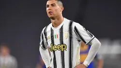 Cristiano Ronaldo durante un encuentro de la Serie A.