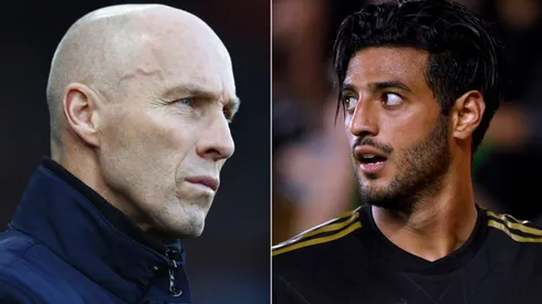 Bob Bradley y Carlos Vela