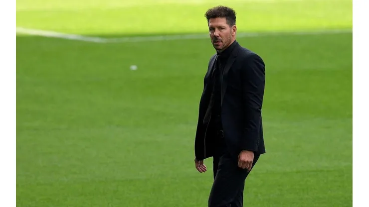 Diego Simeone en un encuentro con Atlético de Madrid.