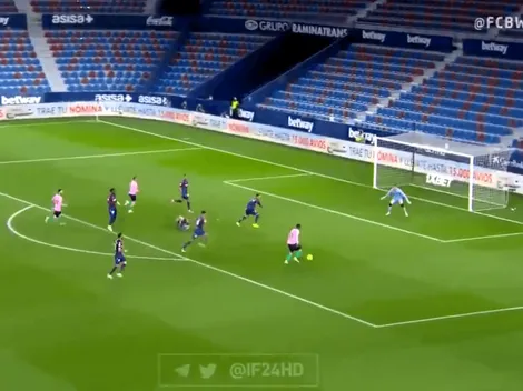 Video: Dembélé tuvo una chance clara con Barcelona ¡y fue gol!