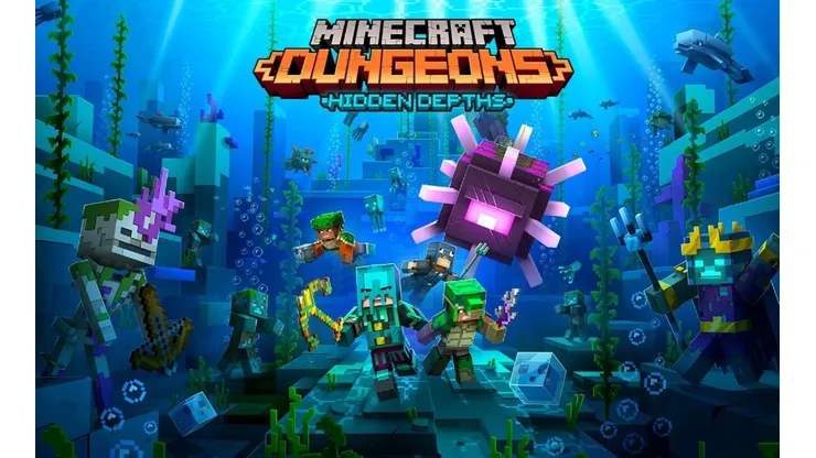 Minecraft Dungeons anuncia la fecha para su próximo DLC, Hidden Depths