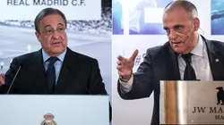 Florentino Pérez y Javier Tebas, presidentes de Real Madrid y LaLiga.