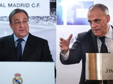 Tebas avisa a Florentino: "Entiendo que UEFA quiera tomar medidas"