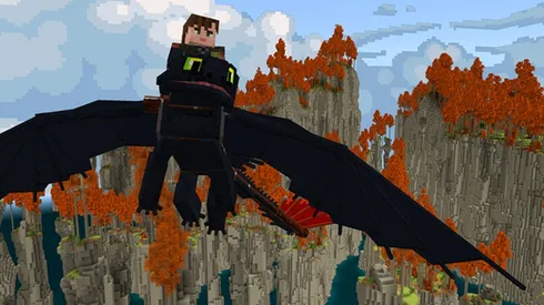 Minecraft añade un DLC de Cómo entrenar a tu dragón