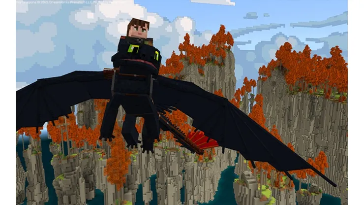 Minecraft añade un DLC de Cómo entrenar a tu dragón