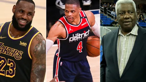 LeBron James, Russell Westbrook y Oscar Robertson (Foto: Getty)