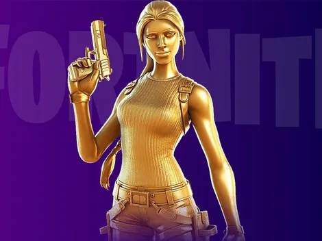 Cómo conseguir la skin de Lara Croft dorada en Fortnite