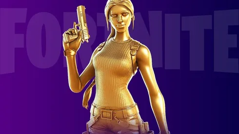 Cómo conseguir la skin de Lara Croft dorada en Fortnite