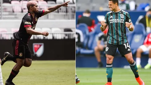 Josef Martínez y Javier Hernández