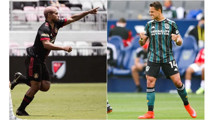 Josef Martínez y Javier Hernández