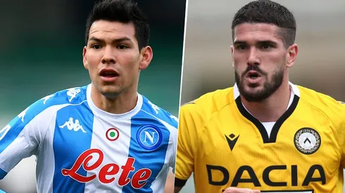 Hirving Lozano y Rodrigo de Paul (Fotos: Getty Images)