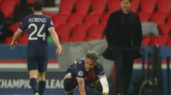 Mauricio Pochettino y Neymar durante un encuentro con PSG.
