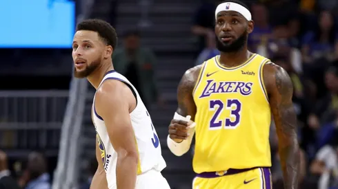 Stephen Curry y LeBron James (Foto: Getty)