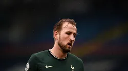 Harry Kane durante un encuentro con Tottenham.