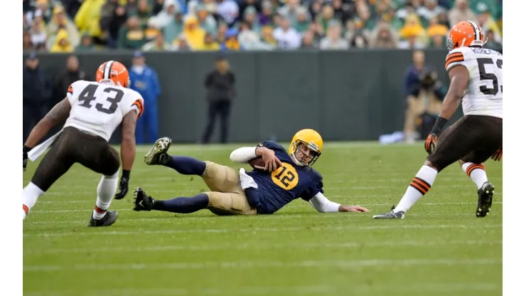 Aaron Rodgers ante Cleveland Browns