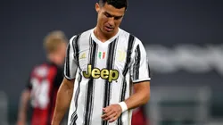 Cristiano Ronaldo durante Juventus vs. Milan por la Serie A.