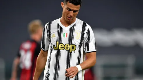 Cristiano Ronaldo durante Juventus vs. Milan por la Serie A.