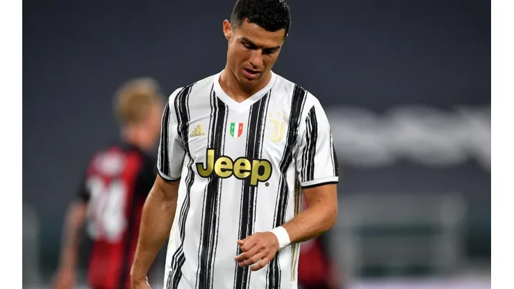 Cristiano Ronaldo durante Juventus vs. Milan por la Serie A.