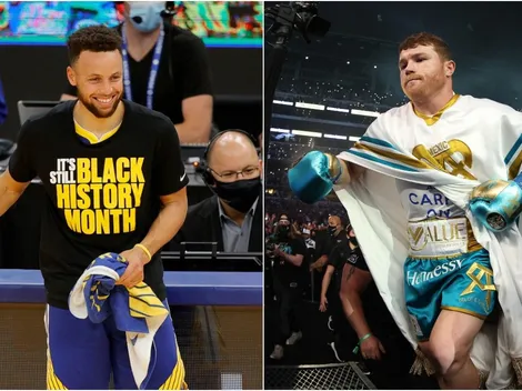 Stephen Curry publicó el “viva México” de Saúl Canelo Álvarez