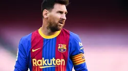Lionel Messi durante un encuentro de LaLiga con Barcelona.