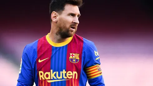 Lionel Messi durante un encuentro de LaLiga con Barcelona.