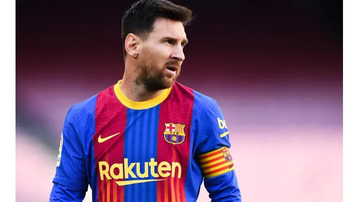 Lionel Messi durante un encuentro de LaLiga con Barcelona.