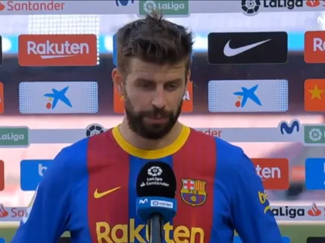 La frase de Piqué para el Real Madrid tras empatar con el Atlético