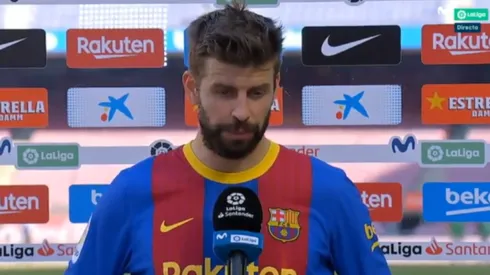 La frase de Piqué para el Real Madrid tras empatar con el Atlético
