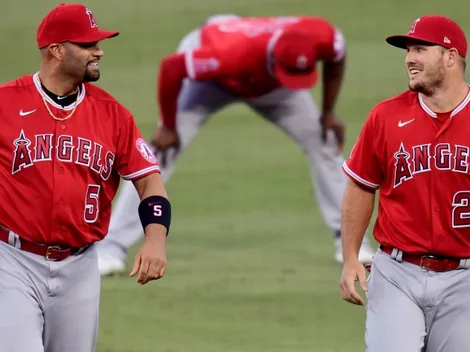 La reacción de los jugadores de Los Angeles Angels tras el despido de Albert Pujols