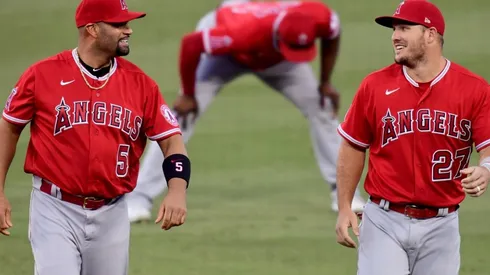 Albert Pujols y Mike Trout