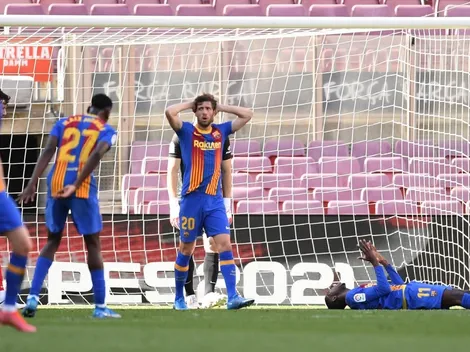 No jugó contra Atlético Madrid y los hinchas de Barcelona lo hicieron tendencia