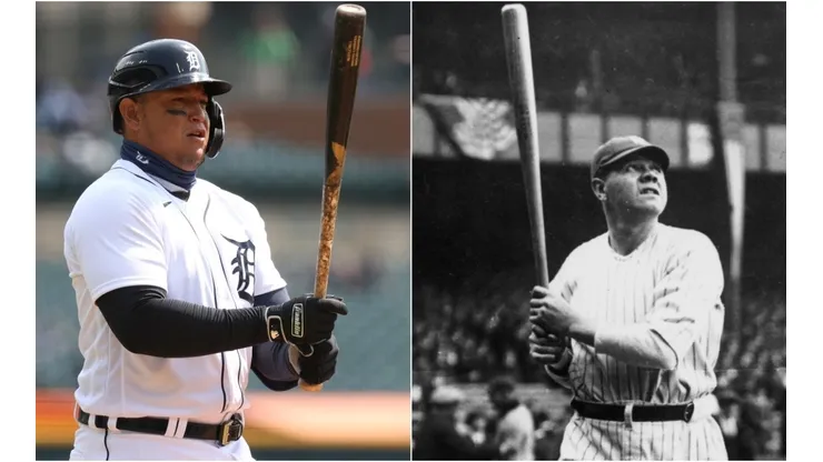 Miguel Cabrera y Babe Ruth