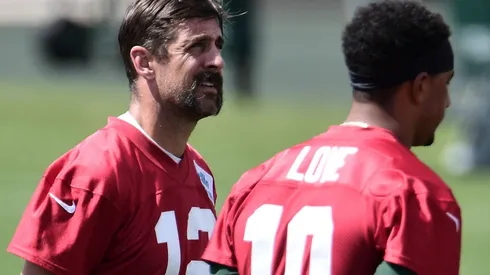 Aaron Rodgers y Jordan Love