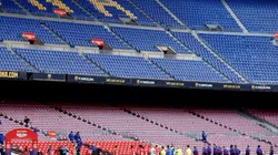 Estadio Camp Nou durante un encuentro del Barcelona.