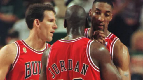 Michael Jordan y Scottie Pippen