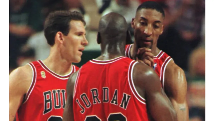 Michael Jordan y Scottie Pippen