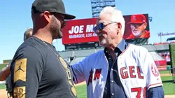 Albert Pujols y Joe Maddon