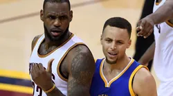 LeBron James y Stephen Curry
