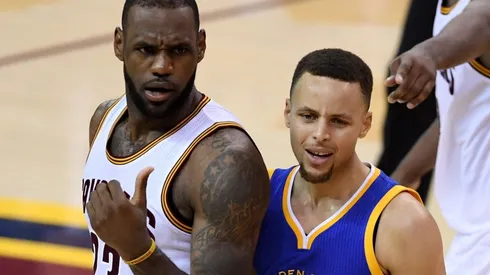 LeBron James y Stephen Curry