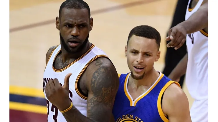 LeBron James y Stephen Curry