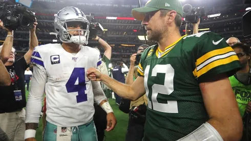 Dak Prescott y Aaron Rodgers