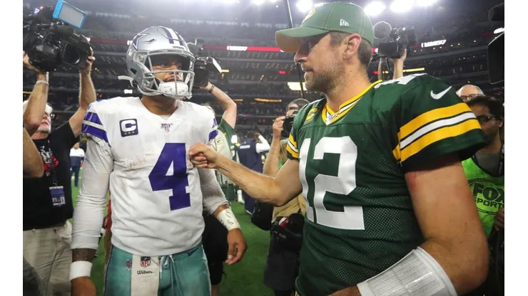 Dak Prescott y Aaron Rodgers
