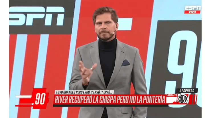Así abrió su programa Sebastián Vignolo.