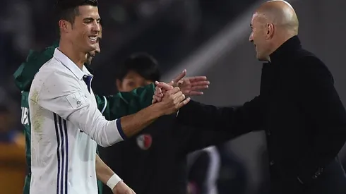 Zinedine Zidane y Cristiano Ronaldo durante su paso por Real Madrid.