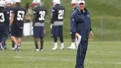 Bill Belichick en práctica de New England Patriots